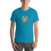 Golden Scorpio Cotton T-Shirt with Zodiac Charm