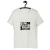 Peace Love Violin - Camiseta con el signo en blanco y negro