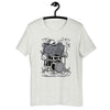 Gamer Drummer Cartoon Character T-Shirt