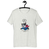 Super Pup Cute Cartoon Dog in Flying Hero Costume T-Shirt