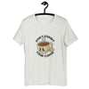 Retro-Style Coffee Lover Cartoon Emblem T-Shirt
