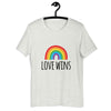 Love Wins Rainbow Sketch Design: camiseta LGBT Pride