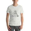 Ojo enigmático y pirámide: Camiseta con ilustraciones vectoriales