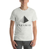 Vector de plantilla de pirámide limpia y contemporánea Camiseta gráfica