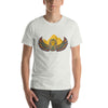 Cartoon Style Egyptian Wing T-Shirt: Ancient Culture Banner Art Symbol