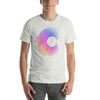 Elegant Twist: camiseta con diseño de círculo en espiral en 3D