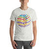 Abstract Logo Globe Icon Set T-Shirt: Colorful Spiral Edition