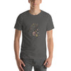 Ilustración de astrología con planetas en camiseta de algodón