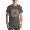 Vibrant Patchwork 3D Sphere Vector Illustration T-Shirt