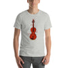 Camiseta de violín de instrumento musical