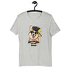 Stylish Corgi Dog Wearing a Black Hat and Glasses - Trendy T-Shirt Design