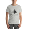 Vector de plantilla de pirámide limpia y contemporánea Camiseta gráfica