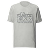 Yosemite National Park Half Dome Mono Line Graphic T-Shirt