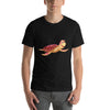 Camiseta de algodón de tortuga marina alegre de color de dibujos animados