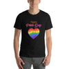 Pride Month Pride Day Happy Pride Camiseta con bandera vibrante del arco iris y bandera LGBTQ