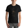 Camiseta de algodón con ilustración de astrología mística y esotérica