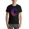 Elegant Twist: 3D Shell Swirl Circle Design T-Shirt