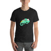 Camiseta de algodón con diseño de camaleón sonriente