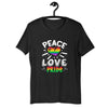 Expressive Pride Premium Typography T-Shirt with Vector Quote Template for Peace and Love