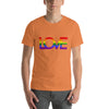 Vibrant Love T-Shirt Featuring Colors of the LGBT Flag