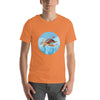 Ocean Guardian: Sea Turtle Amidst Underwater Plastics T-Shirt