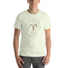 Boho Zodiac Style Aries Astro Icon Cotton T-Shirt