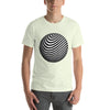 Camiseta gráfica Esfera de rayas de moda