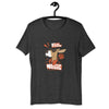 Hip Hound Funny Dog Wearing Headphones and Sunglasses T-Shirt