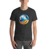 3D Abstract Round Design Glossy T-Shirt