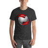 Camiseta con patrón abstracto 3D redondo brillante