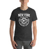 New York's Central Charm: Vintage Typography Tee Design