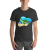 Cute Cartoon Turtle Swimming in Coral Reef  T-Shirt