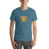 Golden Aries Zodiac Cotton T-Shirt