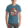 Vibrant Kaleidoscope Effect 3D Globe Abstract T-Shirt