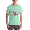 Blue and Pink Glazed Doughnuts Cartoon T-Shirt
