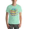 Abstract Logo Globe Icon Set T-Shirt: Colorful Spiral Edition