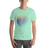 Camiseta de color de esfera 3D con puntos de medios tonos vibrantes
