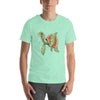 Hand-Rendered Cartoon Sea Turtle Design Shirt