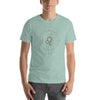Camiseta de algodón con icono astrológico de Leo estilo boho