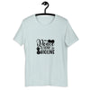 Peace Love Violin Black and White Sign T-Shirt