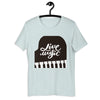 Frases de piano, camiseta entusiasta de la música en vivo