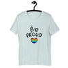 Proud Heart Handwritten Text and Rainbow Motto Vector Print T-Shirt: Wear Your Pride Loud and Clear!