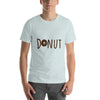 Texto de donut en estilo de dibujos animados Camiseta de donut
