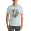 Black and Orange Abstract T-shirt