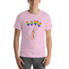 Love in Rainbow Colors Hand Holding LGBT Pride Balloons T-Shirt