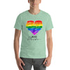 Camiseta Diverse Hues con una colorida paleta LGBT Pride