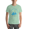 Modern Egyptian Pyramid Logo Vector T-Shirt Design with Simple Geometric Elements
