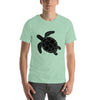 Artistic Elegance: Hand-Drawn Turtle Silhouette T-Shirt