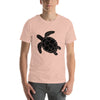 Artistic Elegance: Hand-Drawn Turtle Silhouette T-Shirt