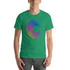 Elegant Twist: 3D Shell Swirl Circle Design T-Shirt
